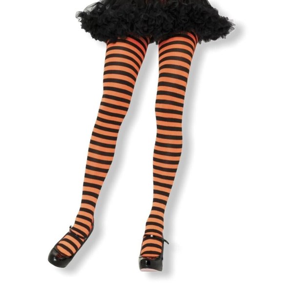Costume Striped Tights Cosplay Adult Opaque Stockings Fantasy Stage Theatre - Picture 7 of 8
